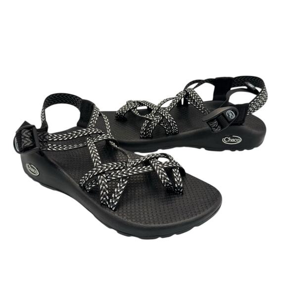 Chaco NEW Women's ZX2 Dual Strap Black & Gray Outdoor Performance Sandals - Picture 1 of 11